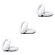 thumbnail image 3 of Methold 1 par de almohadillas para los oídos Cojín Espuma Cuero Auriculares Orejeras Cubiertas Almohadillas para los oídos Blanco Type1 NO1, 3 of 6