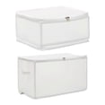 thumbnail image 2 of Plastic Storage Box For Clothes Organization Suitable For Students 30x15x15cm 2Pcs, 2 of 5