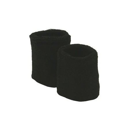 Wrist Band Pair (terry)-Black