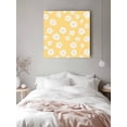 thumbnail image 6 of Retro Daisy Canvas Wall Art, White Floral Yellow Backdrop Framed Wall Decor Modern Artwork Prints Painting for Living Room, Bedroom, Kitchen & Cafe Decor 12x12 Inch, 6 of 9
