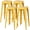 Yellow, variant on VINEEGO 30 Inches Metal Bar Stools for Counter Height Indoor-Outdoor Modern Stackable Industrial Stools Set of 4 (Yellow)