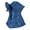 Blue, variant on Women Lace Waist Push Up Bodysuit Bustier Shapewear Lingerie Corset Tops (Blue, XXL)