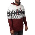 thumbnail image 3 of X RAY JEANS Mens Colorblocked Pattern Hooded Sweater, Jester Red, M, 3 of 5