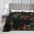 thumbnail image 5 of Benjamins Actor Deadlys Class Mattheo Riddle Wadsworths Blanket Soft and Comfortable Flannel Blanket for Sofa Office Camping Travel Home Decor Cozy Plush Beach Blanket Gift 80x60 in, 5 of 6