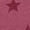Burgundy Star, variant on Code V 3929 Mens' Five Star T-Shirt (2 PACK)