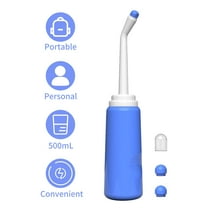 Travel Bidet,2 Nozzle Spray Handheld Bidet Empty Bottle Childbirth 500ml Bidet Handheld Care Driver With Childbirth Er Postpartum Spray 500ml Bidet Nozzle Spray 500ml With 2 Nozzle