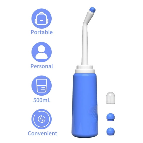 Travel Bidet,2 Nozzle Spray Handheld Bidet Empty Bottle Childbirth 500ml Bidet Handheld Care Driver With Childbirth Er Postpartum Spray 500ml Bidet Nozzle Spray 500ml With 2 Nozzle