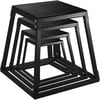 VEVOR Steel Sports Black Plyo Box (30.71" x 26.97" x 5.12")