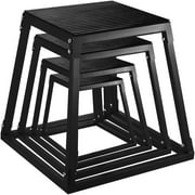 VEVOR Steel Sports Black Plyo Box (30.71" x 26.97" x 5.12")