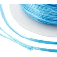 thumbnail image 4 of Nylon Satin Cord 1mm Rattail Cord Cornflower Blue String - 76.5 Yds Nylon Chinese Knotting Cord Rat Tail Silk Cord for Bracelet Necklace Jewelry Making Macrame Trim, 4 of 4
