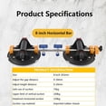 thumbnail image 3 of 1PC/2PCS Seamless Stone Seam Setter Manual Rubber Vacuum Leveling Setter for Joint with 8" Suction Cups Horizontal Bar, 3 of 5
