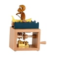 thumbnail image 2 of TISHITA Hand Crank Music Box Collectable Hand Operated for Lover Classmate Colleague Monkey, 2 of 8