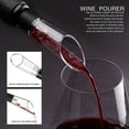 thumbnail image 4 of Operated Wine Corkscrew Opener Sets with Foil Cutter, Wine Aerator Pourer, Vacuum Stoppers, Self-Pulling Reusable, 4 of 7