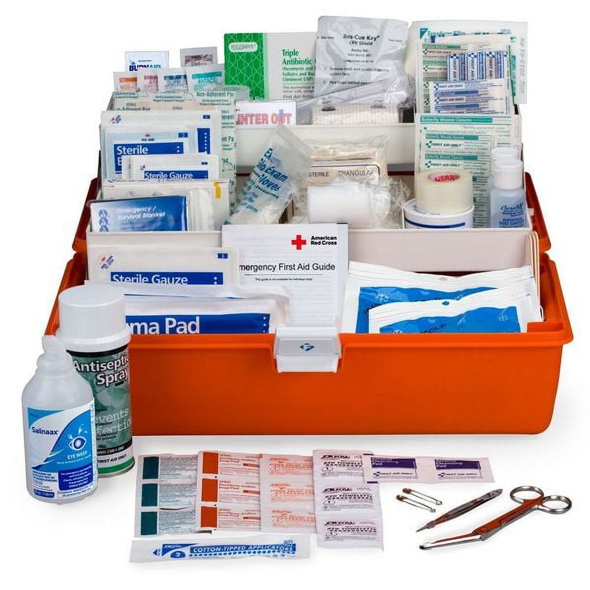 Response First Aid Kit, Plastic Bag, 258 Components, 24 People Served FA-504