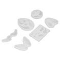 thumbnail image 4 of Molde para manualidades, 6 piezas de moldes de silicona, moldes de resina de ángel, moldes de resina epoxi de silicona, muy recomendados, 4 of 12