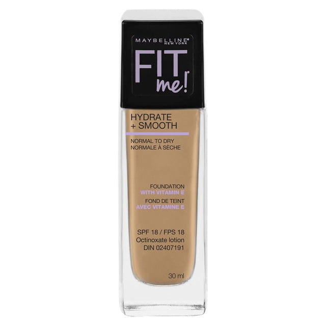 Maybelline New York Fit Me®, Hydrate + Smooth Liquid Foundation, 30 ML