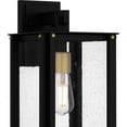 thumbnail image 3 of Quoizel Robbins 1-Light Matte Black Outdoor Wall Lantern, 3 of 7