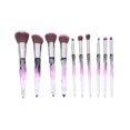 thumbnail image 1 of OUNONA 10Ud Brochas De Maquillaje Multicolor Con Mango De Cristal Y Suaves Para Mujer, 1 of 5