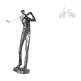 thumbnail image 1 of Figura De Resina De Elefante Golfista Moderna, Escultura De Golfista, Decoración única De Mesa Para Amantes Del Golf, Estante Para Oficina, Dormitorio, Entrada, Decoración Del Hogar., 1 of 8