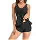 thumbnail image 2 of Traje de baño de 2 piezas para mujer, trajes de baño para mujer, traje de baño estampado de tres piezas con abertura para mujer, 2 of 9