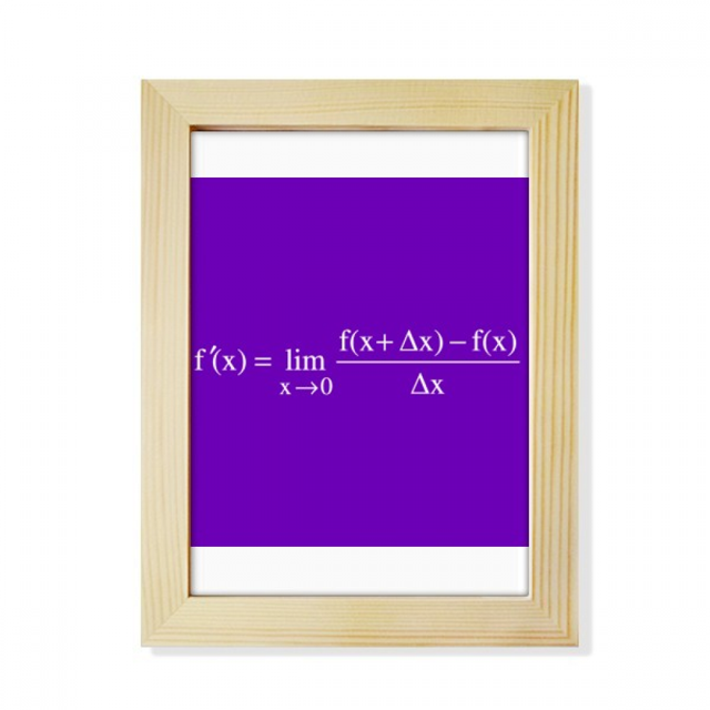 Ecuación matemática aproximada Escritorio de madera Arte Pintura 7x9 pies Marco de foto