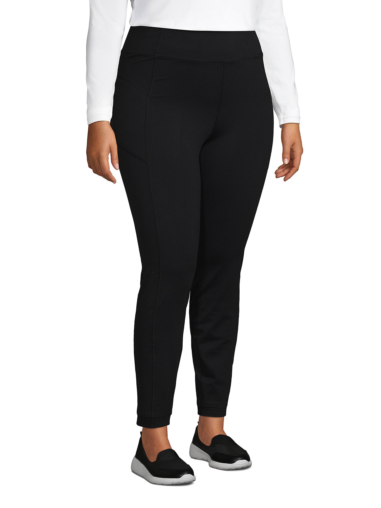 Women's Plus Size Active High Rise Compression Slimming Pocket
