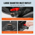 thumbnail image 2 of KFFKFF Collapsible Water Storage Bladder 1000L/264 Gallon, 1.2 mm Thick Portable Water RV Tank 1000D PVC Water Storage Containers for Camping, Fire Prevention, Emergency Use, Black, 2 of 9