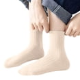 thumbnail image 5 of LckLvx Boys Girls Socks Seamless Cotton Calf Socks Stretch Knit Crew Socks Kids Daily School Wear, 5 of 6