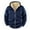 Dark Blue#015, variant on Havenx Mens Fleece Lined Jacket Plus Size S-3XL Thick Sherpa Full Zip Hooded Jackets Big and Tall Sport Outdoor Wear Fall Winter Hiking Coat for Outdoor,Black 3XL
