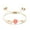 Pink, variant on Star Flower Bracelet Women Adjustable Rope Bracelet Strap Wrist Jewelry Suitable for Friendship and Couples Present