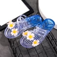 thumbnail image 4 of Wyzesi Toddler Slippers Summer Women'S Two Color Four Leaf Flower Translucent Soft Soles Roman Style Sandals, 4 of 6