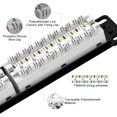 thumbnail image 3 of AMPCOM Detachable Series CAT6 24 Ports Patch Panel, Rack Mount - 1U, 19 inch, RJ45 Ethernet 568A 568B, 50u Gold Plated,, 3 of 5