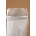 thumbnail image 4 of Velo de novia Babyonline con borde de encaje blanco marfil, largo catedral, con peine, talla única, 4 of 5