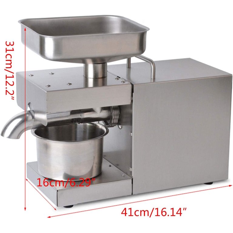 VEVOR Manual Oil Press Stainless Steel #304 Hand Press Household Oil Extractor Oil Machine Peanut Nuts Seeds Oil Press Household