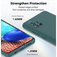 thumbnail image 3 of FZCHUN-for Samsung-A71-5G-Phone Case: Samsung A71 Case with 2Pcs Tempered Glass Screen Protector, Slim Soft Anti-Scratch Microfiber Lining, Full-Body Shockproof Protective Case for Galaxy A71, Green, 3 of 4