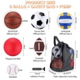 thumbnail image 2 of Juego de pelotas multideportivas Libima, tamaño oficial, fútbol, baloncesto y fútbol, 2 of 6