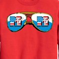thumbnail image 3 of MTV Logo - Americana Aviators - Toddler And Youth Crewneck Fleece Sweatshirt, 3 of 5