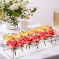thumbnail image 3 of Easter Clearance Clear Acrylic Flower Vase Transparent Floral Table Centerpiece Rectangular Acrylic Vase Suitable For Home Wedding Table Decoration Mother's Day Decoration, 3 of 9
