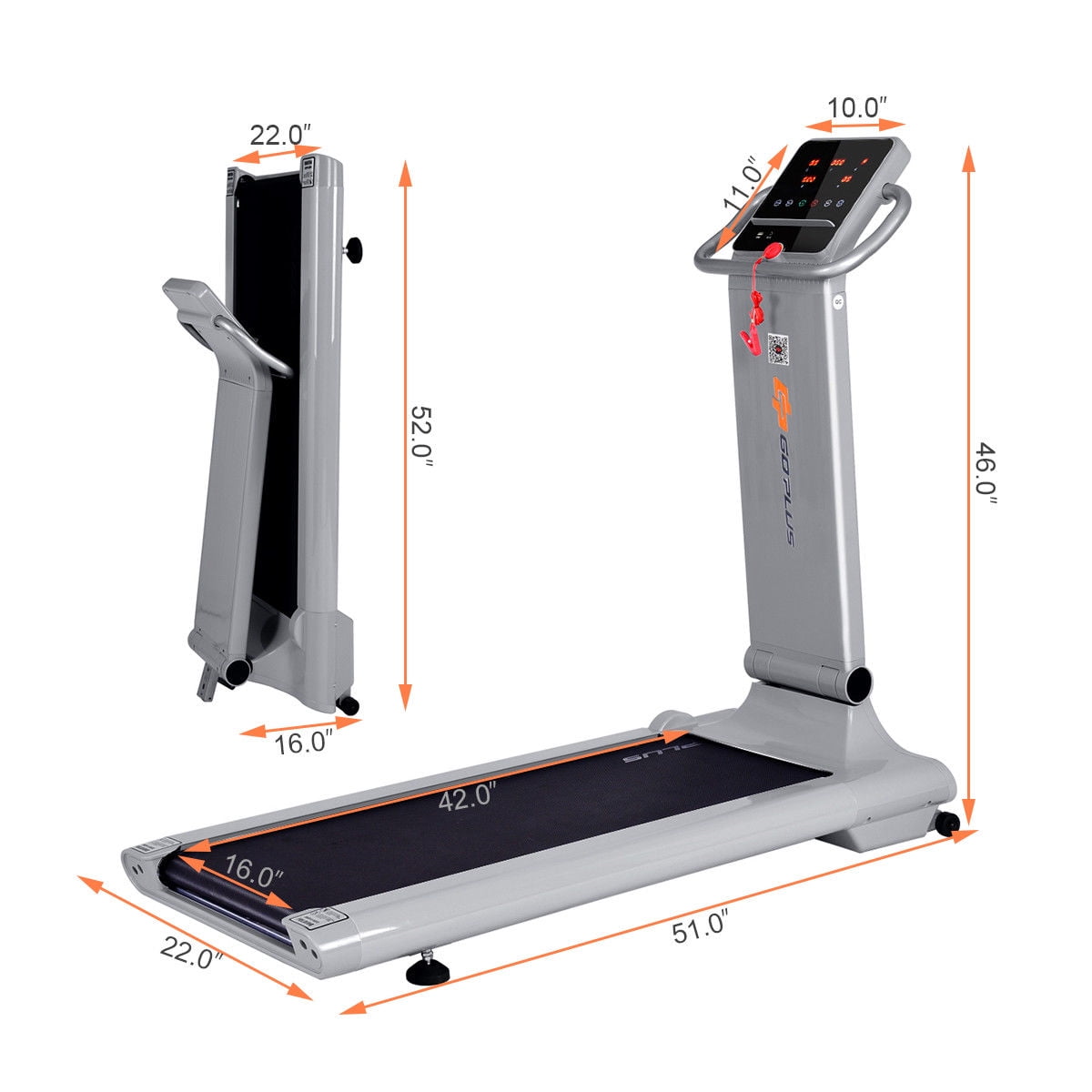 Goplus treadmill pink sales