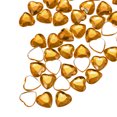 thumbnail image 1 of 60 Pcs Acrylic Heart Rhinestone 8mm Flat Back Plastic Gems Jewelry Stickers for Craft Bead Face Painting Costume Jewelry Making, Deep Brown, 1 of 7