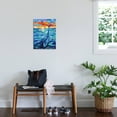thumbnail image 3 of Art.com Ocean Friends II Stretched Canvas Print Wall Art by Carolee Vitaletti, 18" x 24", 3 of 4