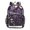 Butterfly Purple, variant on Large Clear PVC Backpack Heavy Duty See Through Backpack for Adults Work Travel, Bird & Bloom Printed 12L