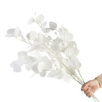 Artificial Silver Dollar Eucalyptus Leaves Bundle Faux Greenery Branches for Wedding Vase Bouquet Floral Arrangement Centerpiece Home Decor