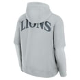 thumbnail image 3 of Unisex Fanatics  Gray Detroit Lions Sleek Elements Pullover Hoodie, 3 of 7