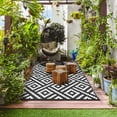 thumbnail image 3 of Outdoor Rug x Reversible Mats Outdoor Area Rug Plastic Straw Rug Geometric Rv Mat for Patio Camping Rv Picnic Backyard Deck Balcony Porch Beach Trailer ( ), 3 of 9