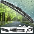 thumbnail image 5 of Yeahmol 26 in & 16 in Windshield Wiper Blades Fit For Acura TSX 2006 26"&16" Premium Hybrid Wiper Replacement For Car Front Window, Set of 2, J U HOOK Wiper Arm, YH1604BL, 5 of 7