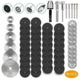 thumbnail image 3 of Cutting Wheel Set 60 pcs for Rotary Tool Compatible Dremel HSS Circular Saw Blades Diamond Wheels Cut Off 1/8’’ Shank Mandrels with Keyless Chuck, 3 of 3