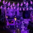 thumbnail image 4 of FL 30 LED Halloween String Lights, Cute Battery Operated Ghost String Lights Indoor  Fireplace Party Porch Room Halloween Decorations, 4 of 7