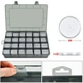 thumbnail image 2 of 168 Pieces 46mm Coin Capsules with Foam Gasket and Plastic Storage Organizer Box, 6 Sizes (20/25/27/30/38/46mm) Coins Collector Case Holder for Coin Collection Supplies (Grey), 2 of 8