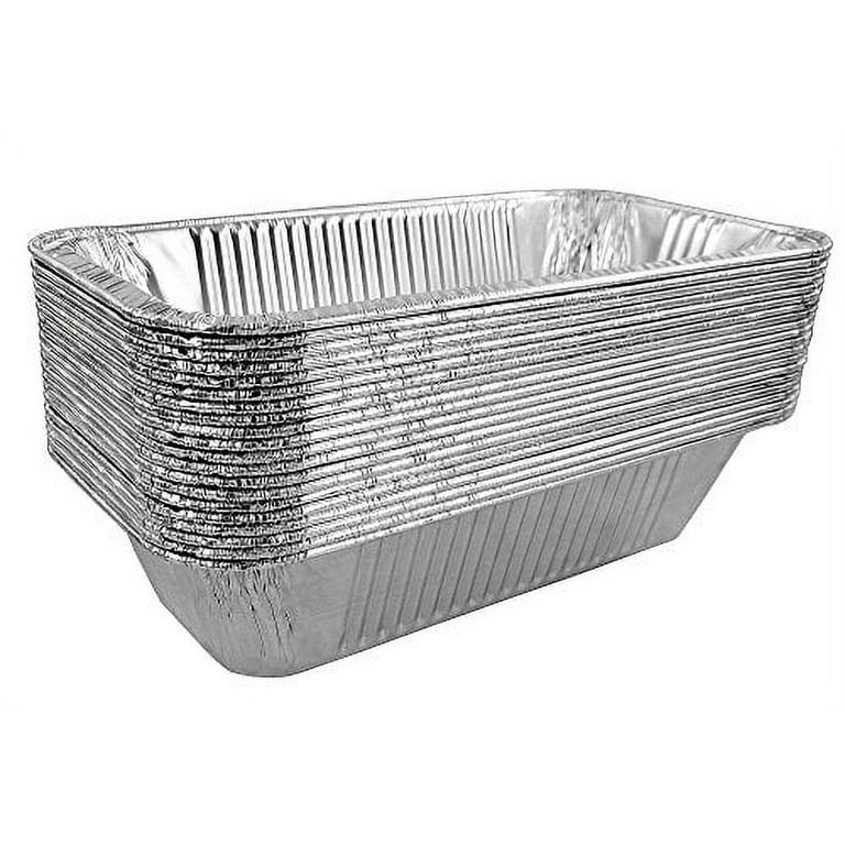 50 X Heavy Duty Loaf Pans Deep Dish 5Lb Disposable Aluminum Foil Bake —  AllTopBargains